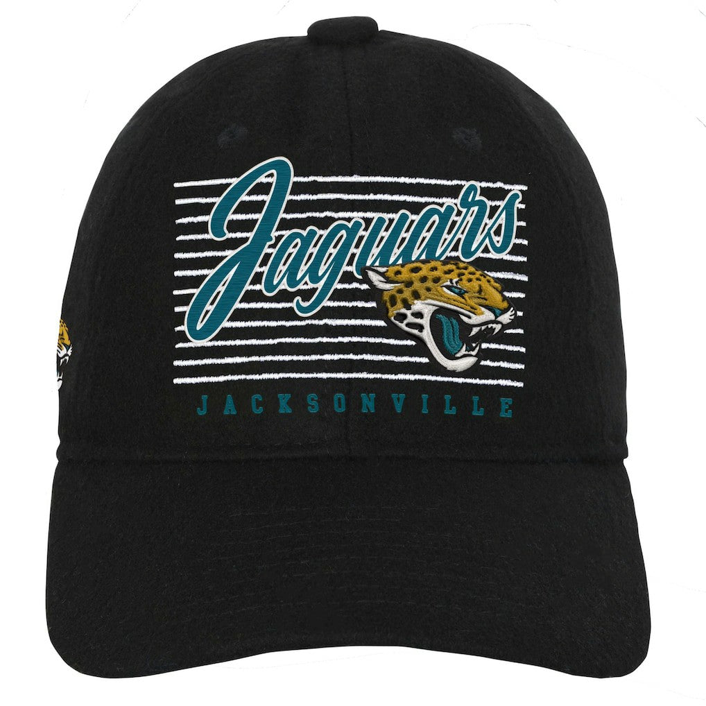 Jacksonville Jaguars Youth Retro Wooly Adjustable Hat Black | NFL