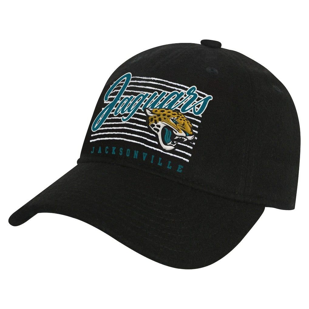 Jacksonville Jaguars Youth Retro Wooly Adjustable Hat Black | NFL
