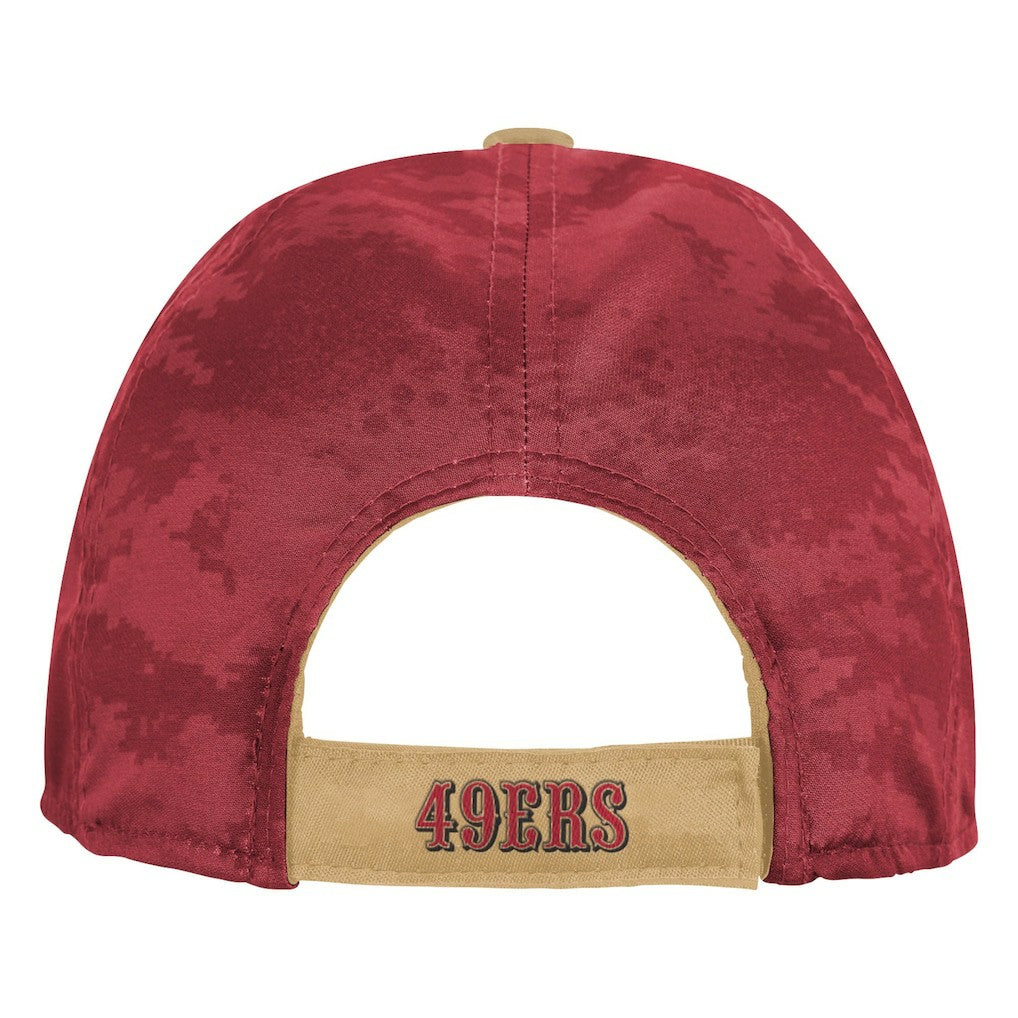 San Francisco 49ers Youth Combine Two-Tone Adjustable Hat Gold/Scarlet | NFL