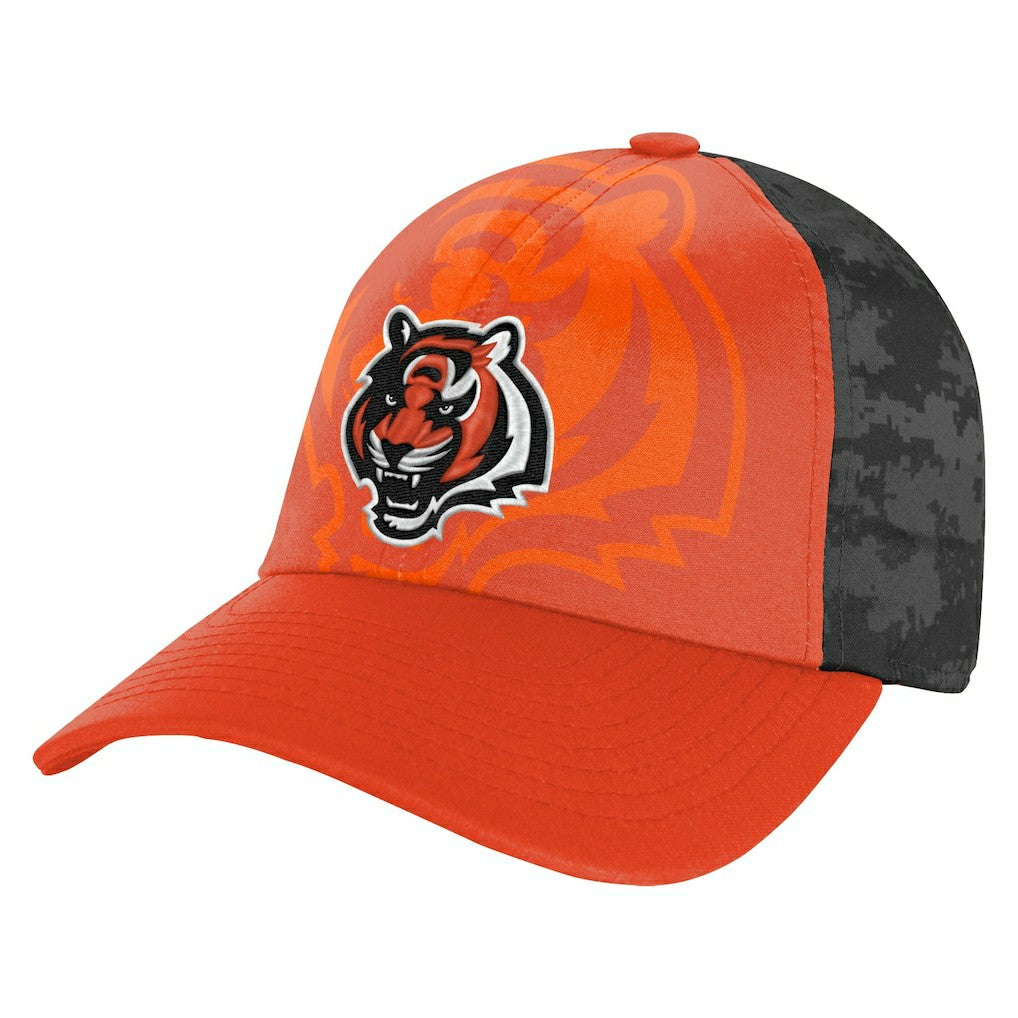 Cincinnati Bengals Youth Combine Two-Tone Adjustable Hat Orange/Black | NFL