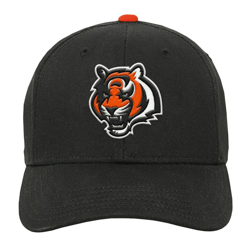 Cincinnati Bengals Youth Team Pre-Curved Adjustable Hat Black | NFL