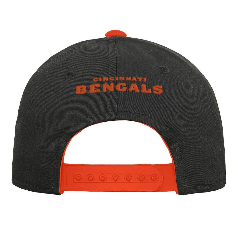 Cincinnati Bengals Youth Team Pre-Curved Adjustable Hat Black | NFL