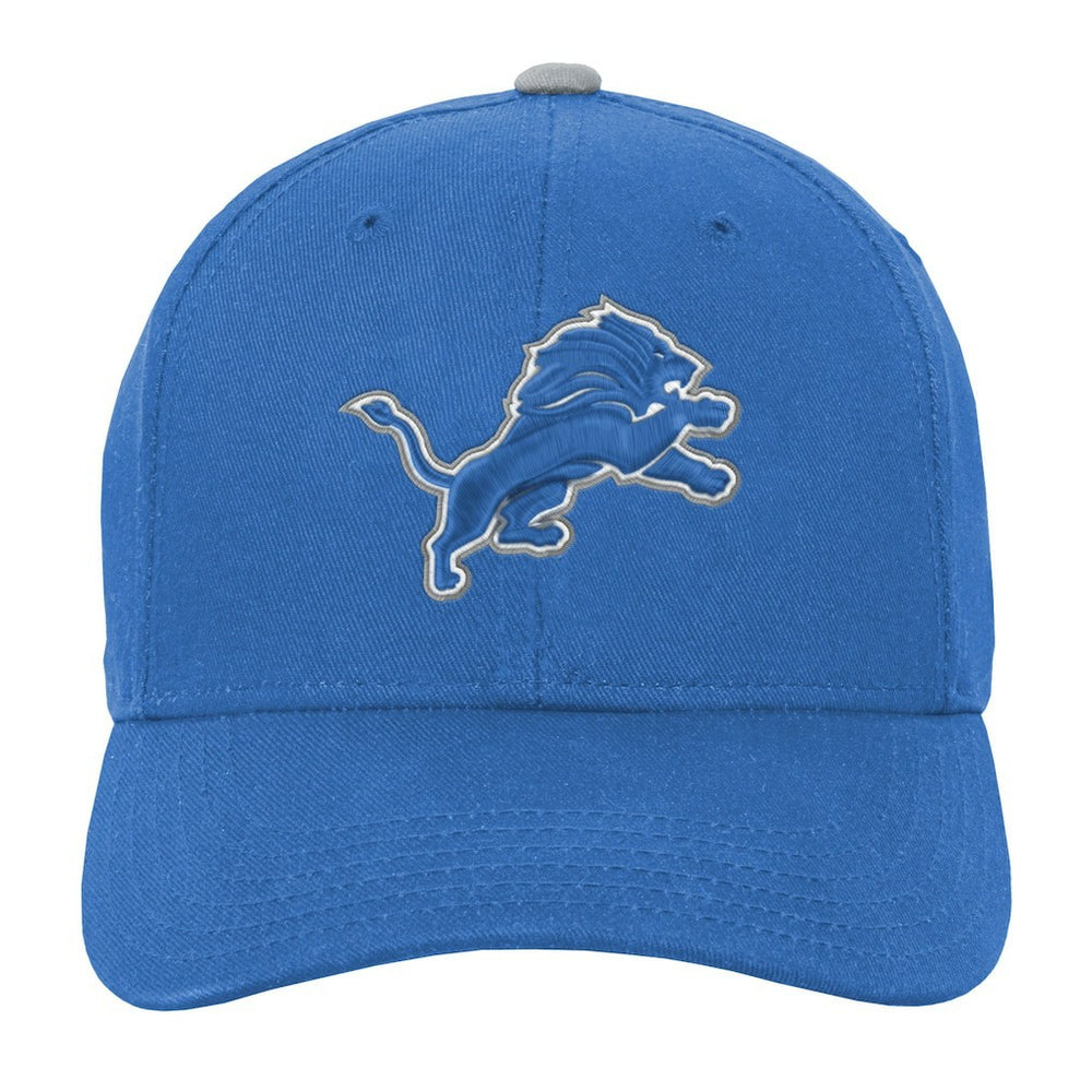 Detroit Lions Youth Team Pre-Curved Adjustable Hat Blue | NFL