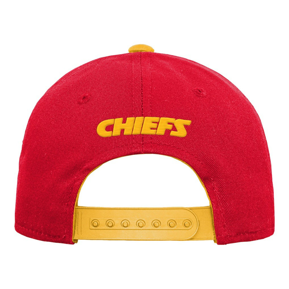 Kansas City Chiefs Youth Team Pre-Curved Adjustable Hat Red | NFL