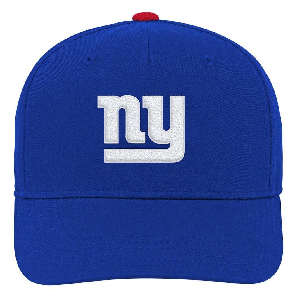 New York Giants Youth Team Pre-Curved Adjustable Hat Royal | NFL