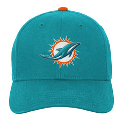 Miami Dolphins Youth Team Pre-Curved Adjustable Hat Aqua | NFL