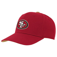San Francisco 49ers Youth Team Pre-Curved Adjustable Hat Scarlet | NFL