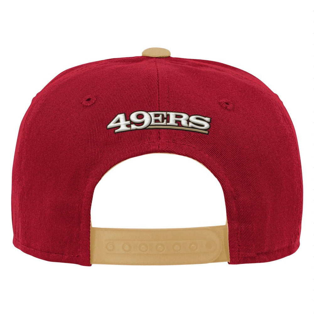 San Francisco 49ers Youth Team Pre-Curved Adjustable Hat Scarlet | NFL