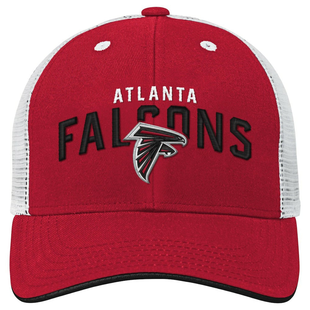 Atlanta Falcons Youth Core Lockup Trucker Adjustable Hat Red | NFL