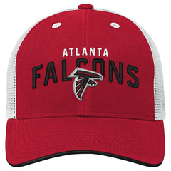 Atlanta Falcons Youth Core Lockup Trucker Adjustable Hat Red | NFL