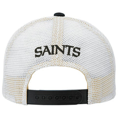 New Orleans Saints Youth Core Lockup Trucker Adjustable Hat Black | NFL