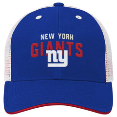New York Giants Youth Core Lockup Trucker Adjustable Hat Royal | NFL