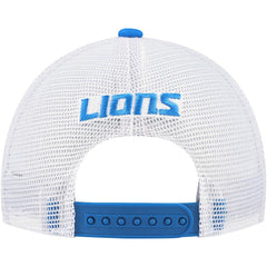 Detroit Lions Youth Core Lockup Trucker Adjustable Hat Blue | NFL