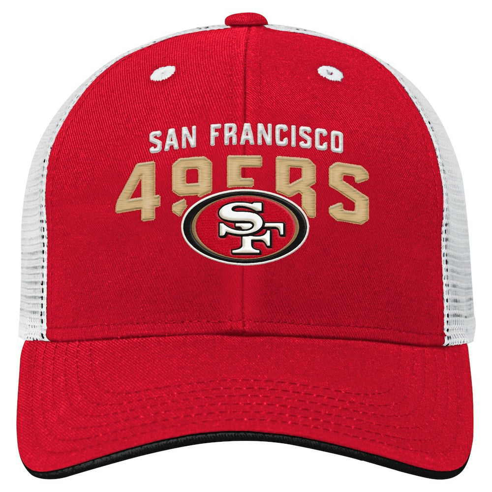 San Francisco 49ers Preschool Core Lockup Trucker Adjustable hat Scarlet | NFL