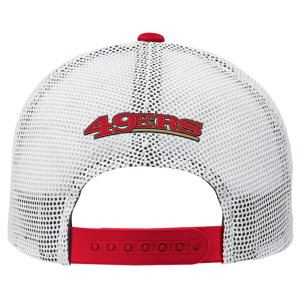 San Francisco 49ers Preschool Core Lockup Trucker Adjustable hat Scarlet | NFL