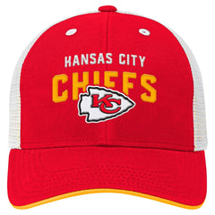 Kansas City Chiefs Preschool Core Lockup Trucker Adjustable hat Red | NFL
