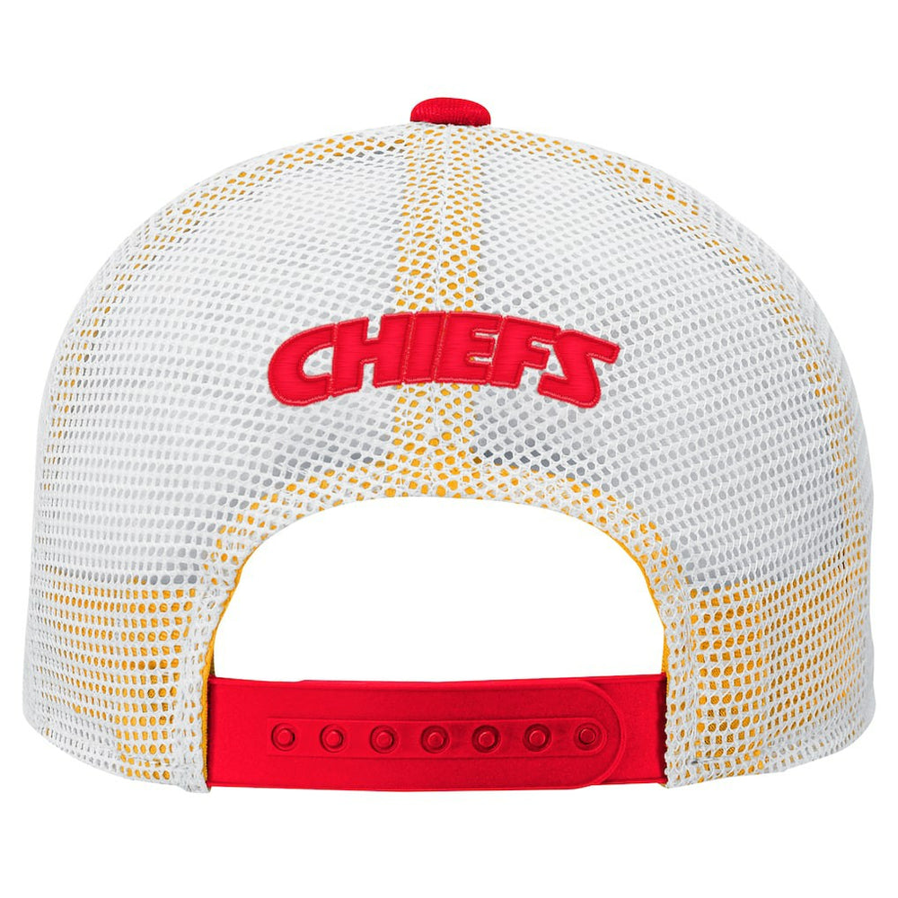 Kansas City Chiefs Preschool Core Lockup Trucker Adjustable hat Red | NFL