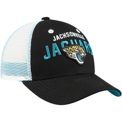 Jacksonville Jaguars Preschool Core Lockup Trucker Adjustable hat Black | NFL