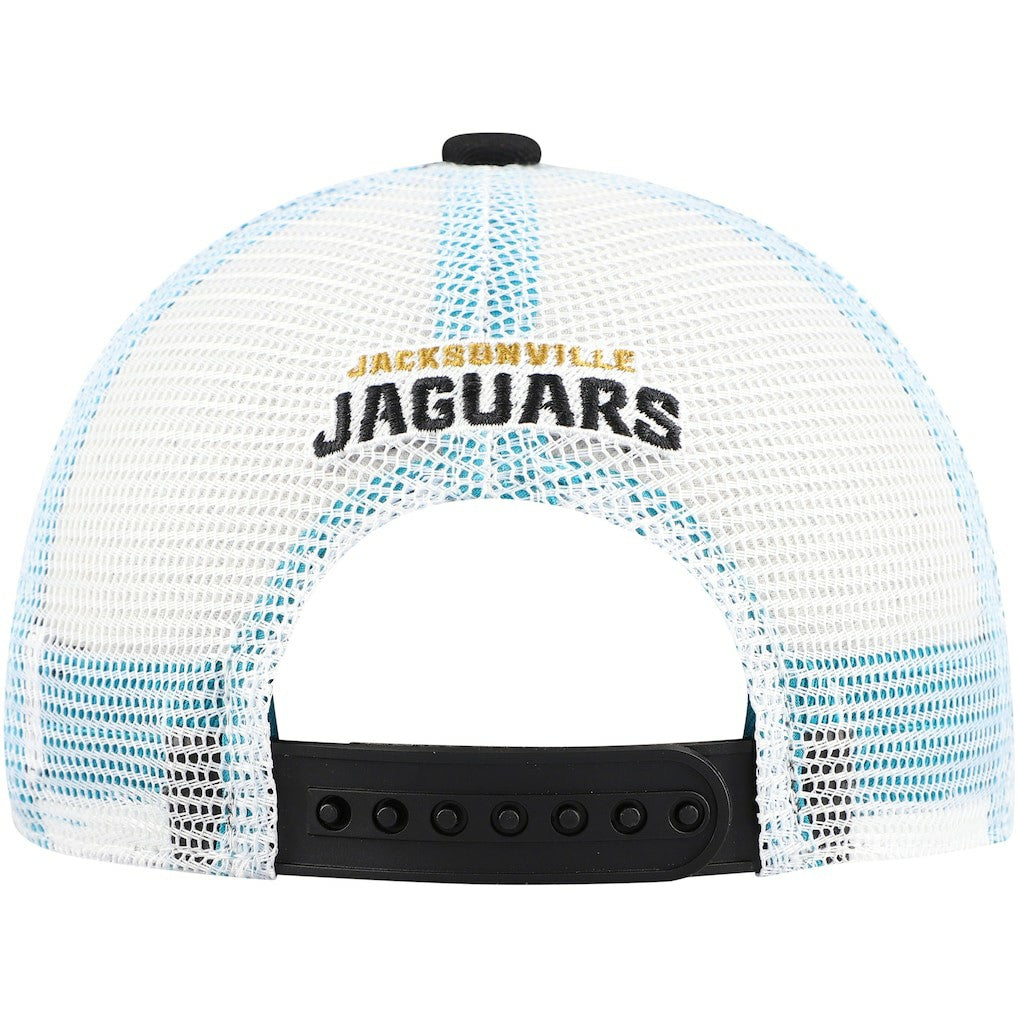 Jacksonville Jaguars Preschool Core Lockup Trucker Adjustable hat Black | NFL