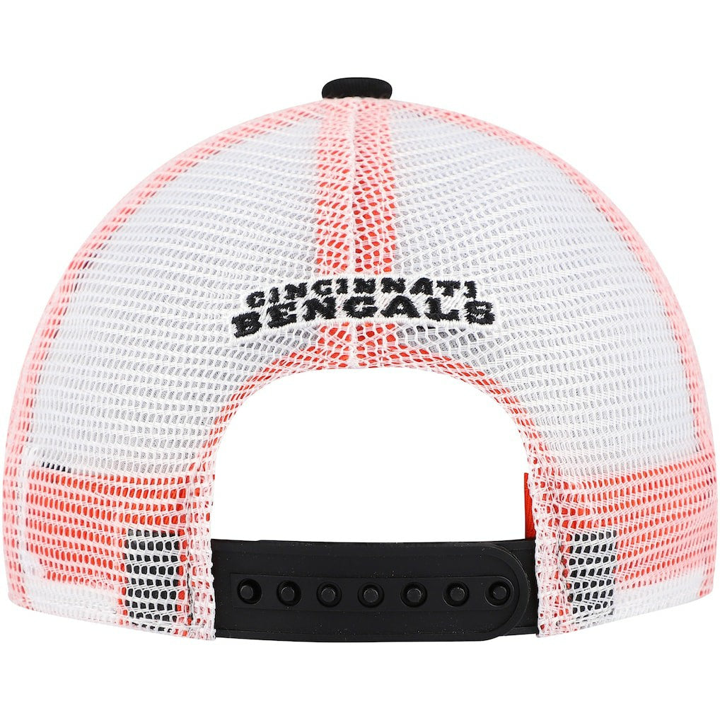 Cincinnati Bengals Preschool Core Lockup Trucker Adjustable hat Black | NFL