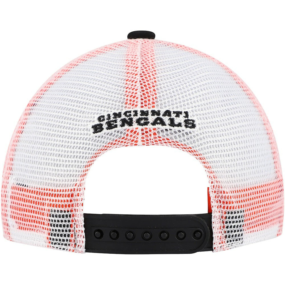 Cincinnati Bengals Preschool Core Lockup Trucker Adjustable hat Black | NFL