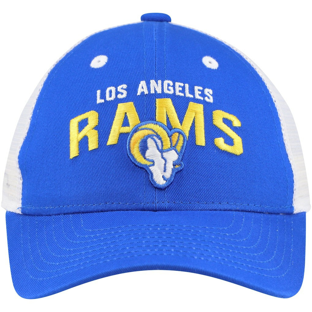 Los Angeles Rams Preschool Core Lockup Trucker Adjustable hat Royal | NFL