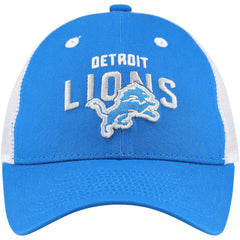 Detroit Lions Preschool Core Lockup Trucker Adjustable hat Blue | NFL