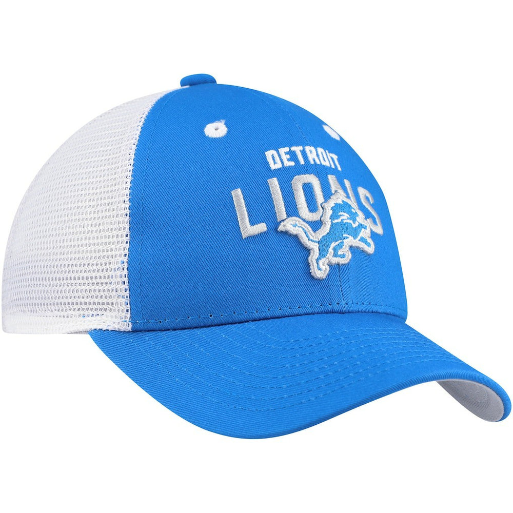 Detroit Lions Preschool Core Lockup Trucker Adjustable hat Blue | NFL