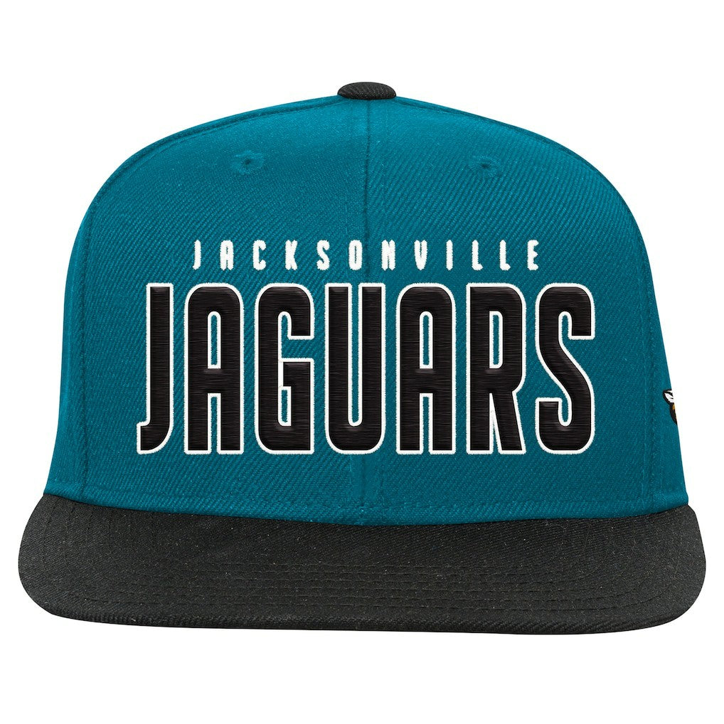 Jacksonville Jaguars Preschool Lock Up Snapback Hat Teal/Black | NFL