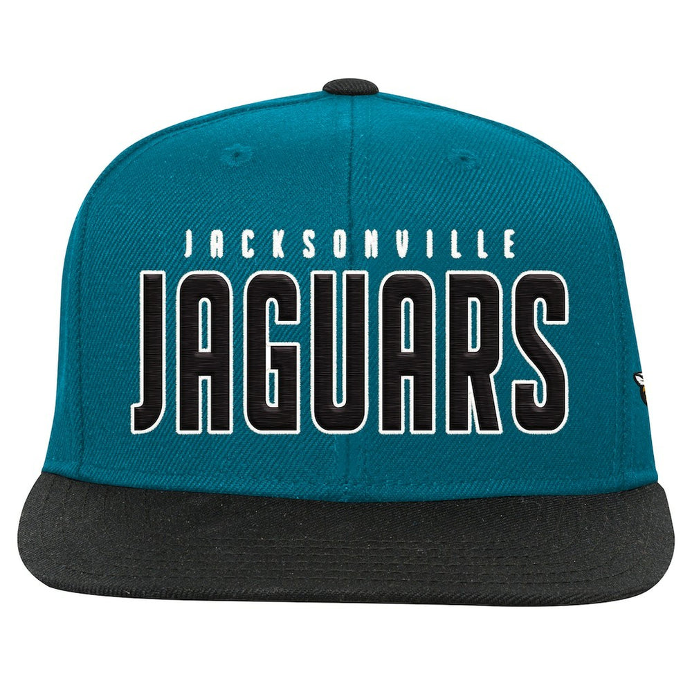 Jacksonville Jaguars Preschool Lock Up Snapback Hat Teal/Black | NFL
