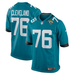 Ezra Cleveland Jacksonville Jaguars Game Jersey Teal | Nike for Sale