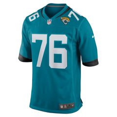 Ezra Cleveland Jacksonville Jaguars Game Jersey Teal | Nike for Sale