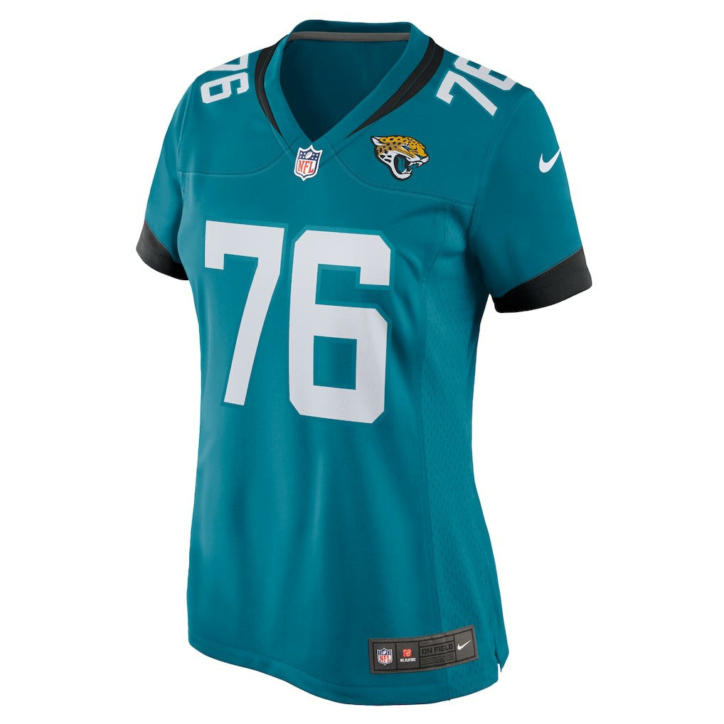 Ezra Cleveland Jacksonville Jaguars Women's Game Jersey Teal | Nike for Sale