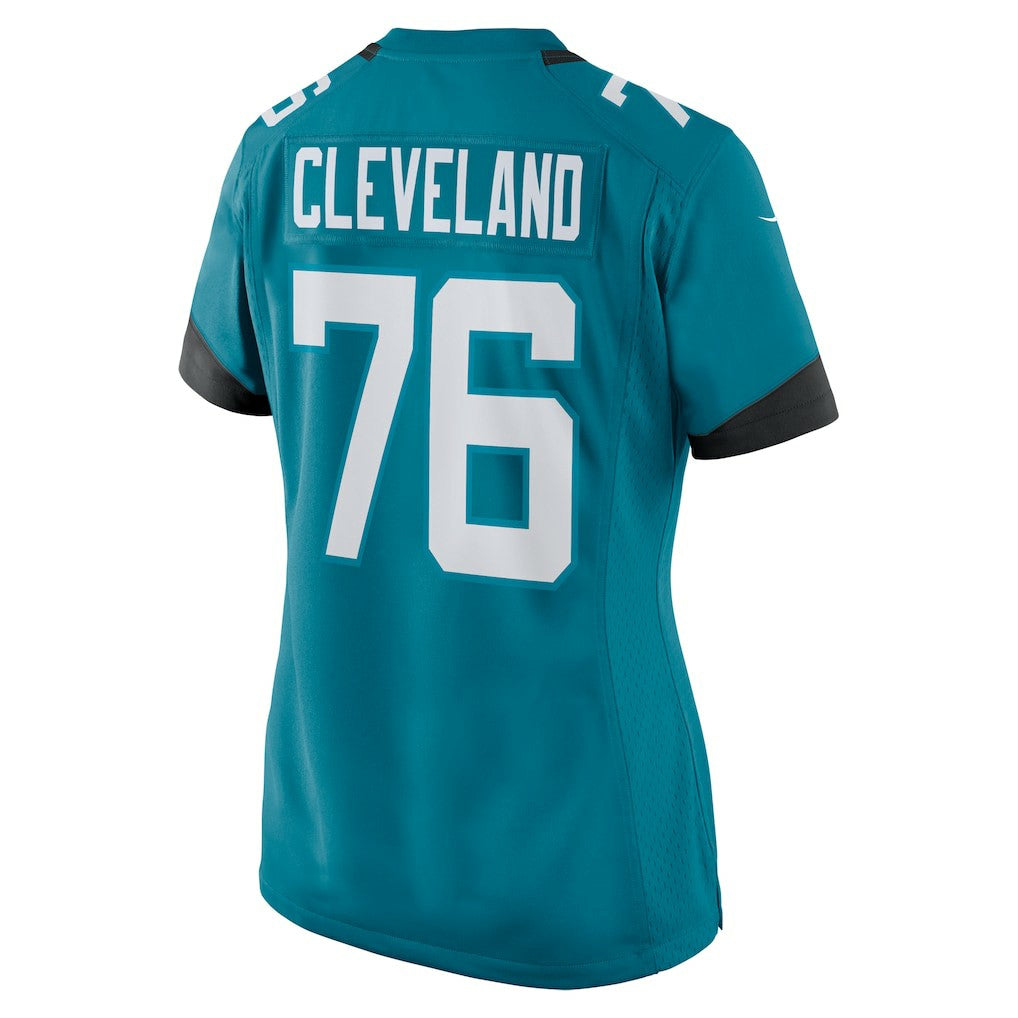 Ezra Cleveland Jacksonville Jaguars Women's Game Jersey Teal | Nike for Sale