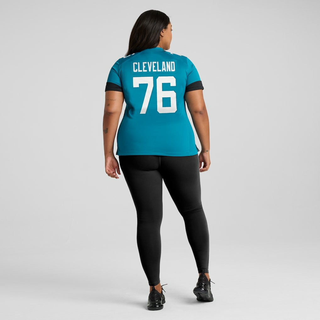 Ezra Cleveland Jacksonville Jaguars Women's Game Jersey Teal | Nike for Sale