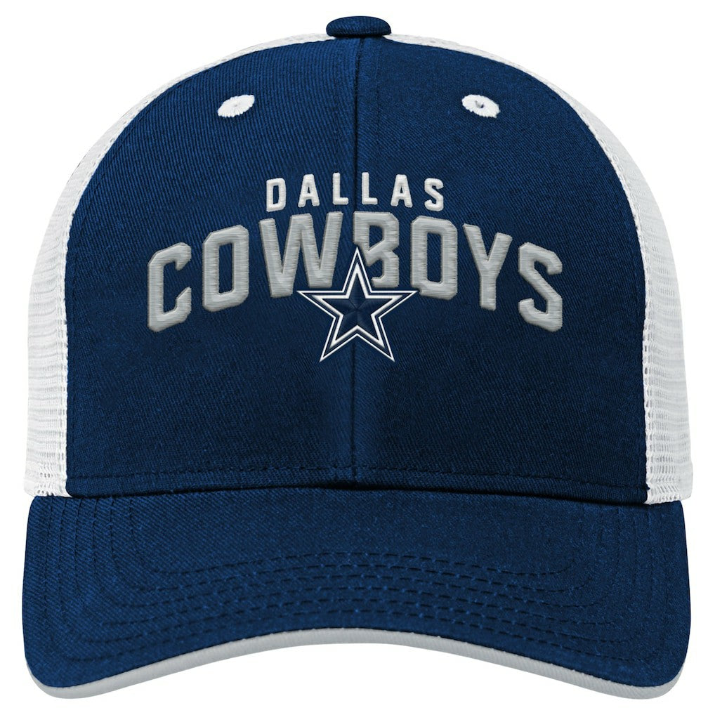 Dallas Cowboys Outerstuff Preschool Core Lockup Trucker Adjustable hat Navy | NFL