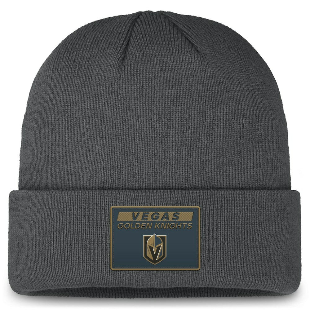 Vegas Golden Knights Fanatics Authentic Pro Cuffed Knit Hat - Gray - NHL