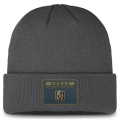 Vegas Golden Knights Fanatics Authentic Pro Cuffed Knit Hat - Gray - NHL