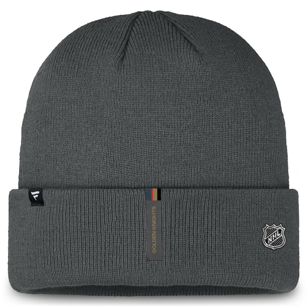 Vegas Golden Knights Fanatics Authentic Pro Cuffed Knit Hat - Gray - NHL