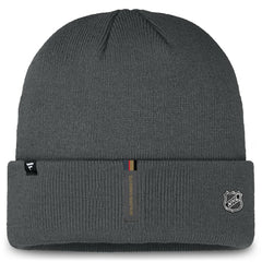 Vegas Golden Knights Fanatics Authentic Pro Cuffed Knit Hat - Gray - NHL