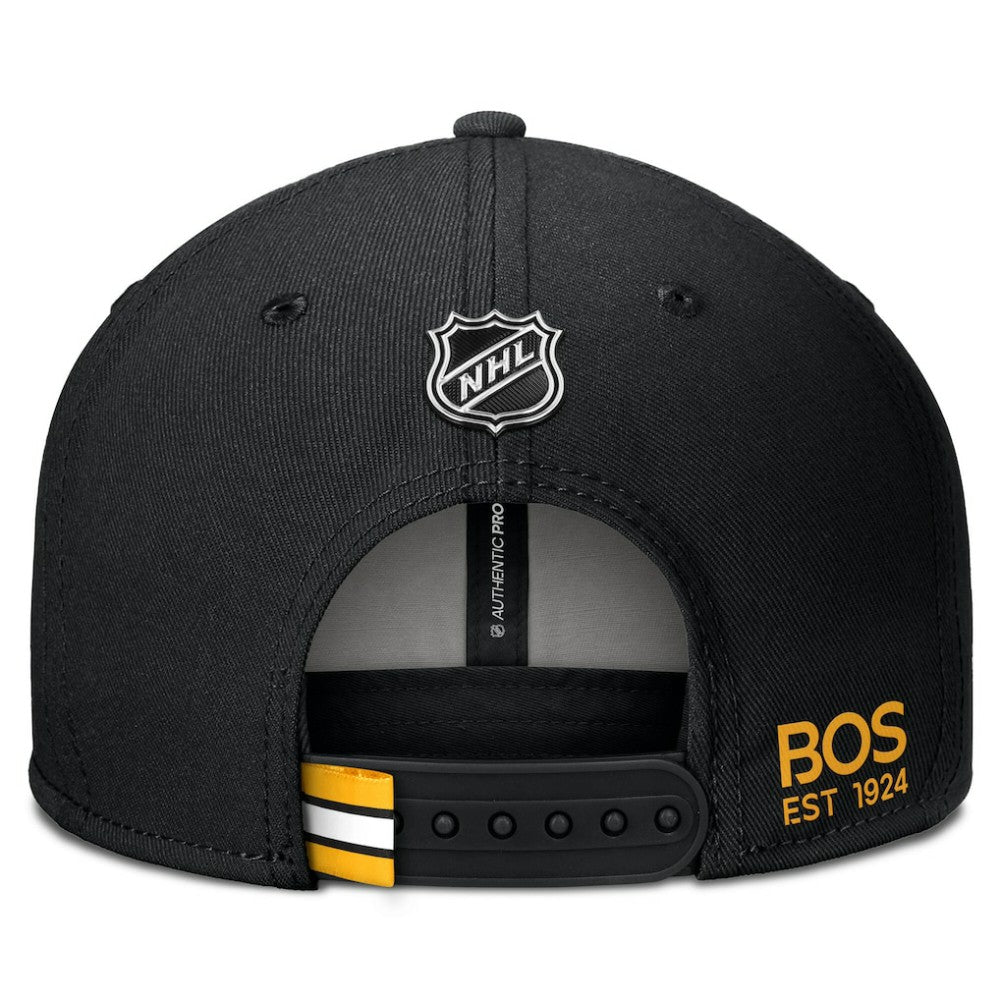 Boston Bruins Fanatics Authentic Pro Prime Snapback Hat - Black - NHL