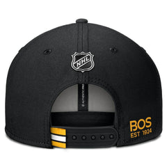 Boston Bruins Fanatics Authentic Pro Prime Snapback Hat - Black - NHL