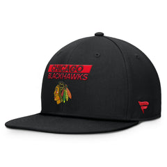 Chicago Blackhawks Fanatics Authentic Pro Prime Snapback Hat - Black - NHL