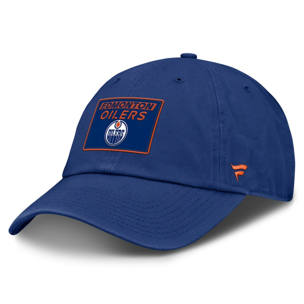 Edmonton Oilers Fanatics Authentic Pro Prime Adjustable Hat - Royal - NHL