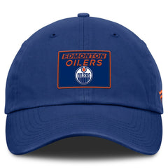 Edmonton Oilers Fanatics Authentic Pro Prime Adjustable Hat - Royal - NHL