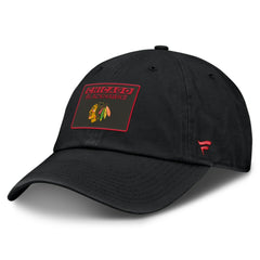 Chicago Blackhawks Fanatics Authentic Pro Prime Adjustable Hat - Black - NHL