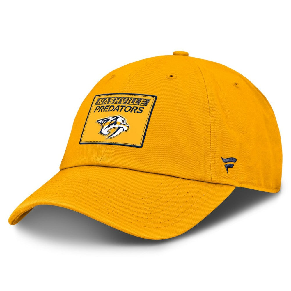 Nashville Predators Fanatics Authentic Pro Prime Adjustable Hat - Gold - NHL