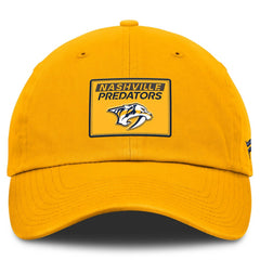 Nashville Predators Fanatics Authentic Pro Prime Adjustable Hat - Gold - NHL