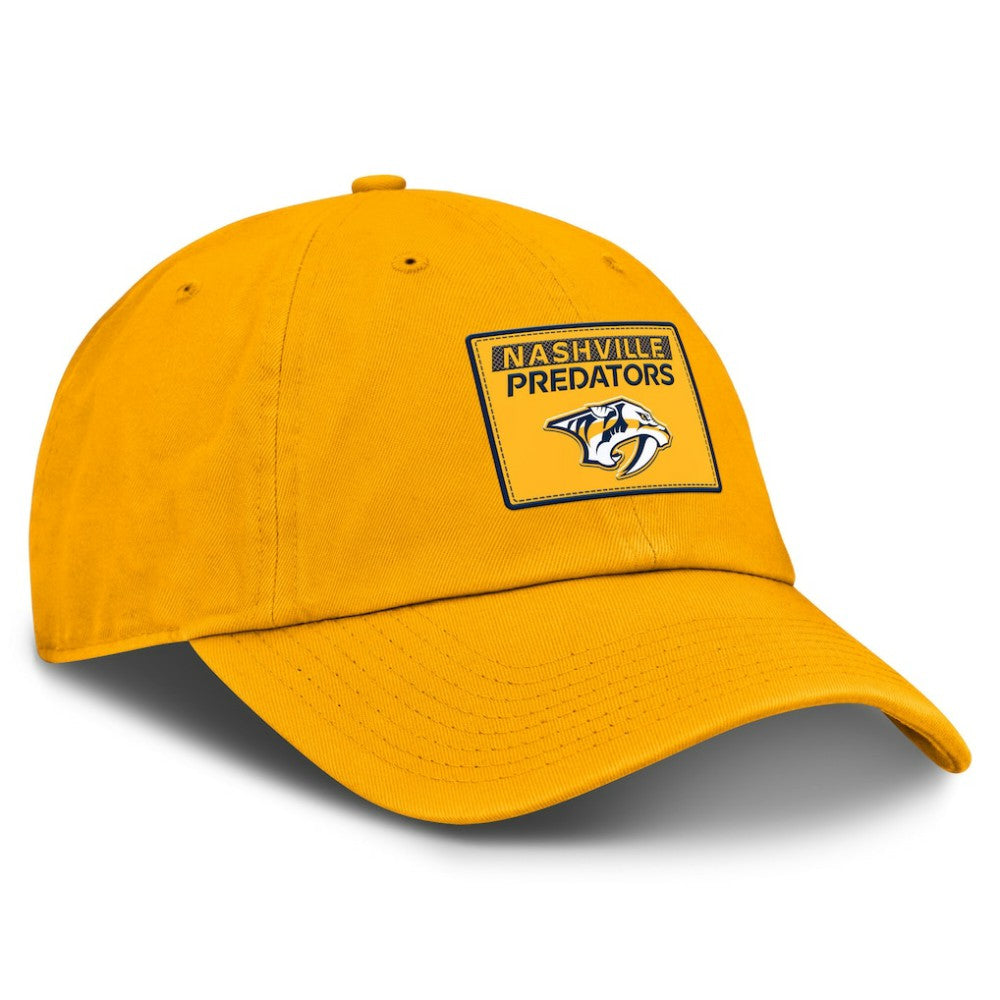 Nashville Predators Fanatics Authentic Pro Prime Adjustable Hat - Gold - NHL