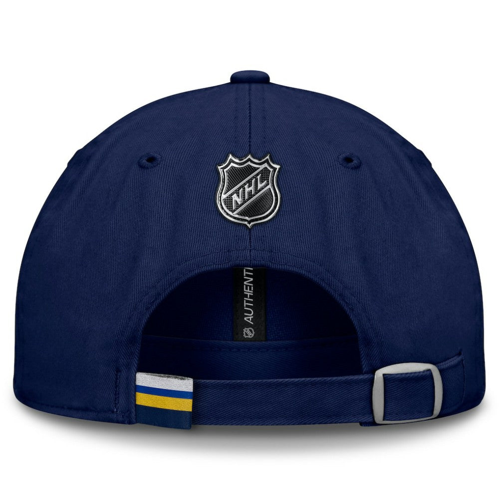 St. Louis Blues Fanatics Authentic Pro Prime Adjustable Hat - Navy - NHL